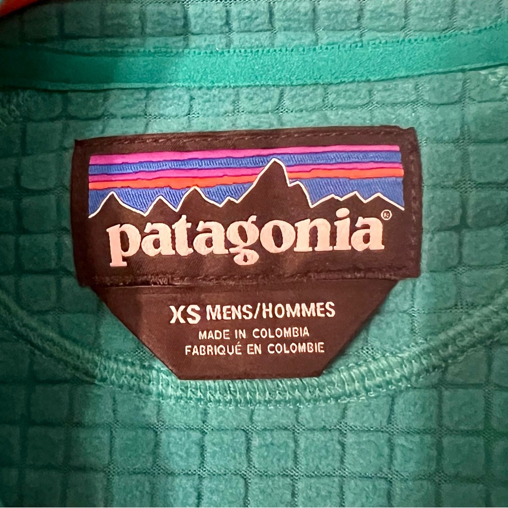 Patagonia Teal Men's R1® Fleece Pullover Hoody XS- NWOT - Picture 3 of 8